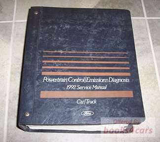 view cover of 1992 Engine Powertrain Emission Diagnosis Manual for Car & Truck by Ford Linclon & Mercury