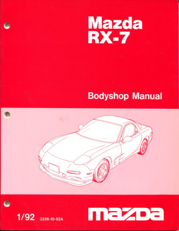 view cover of 1992-2002 RX7 Body Shop Service Repair Manual By Mazda RX-7