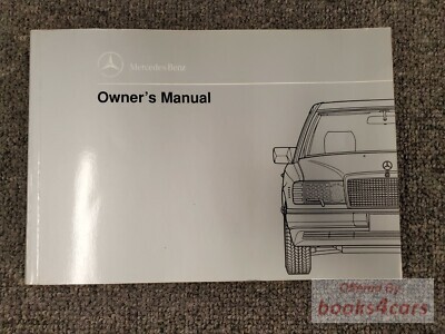 view cover of 1992 300D 2.5 diesel owners manual by Mercedes