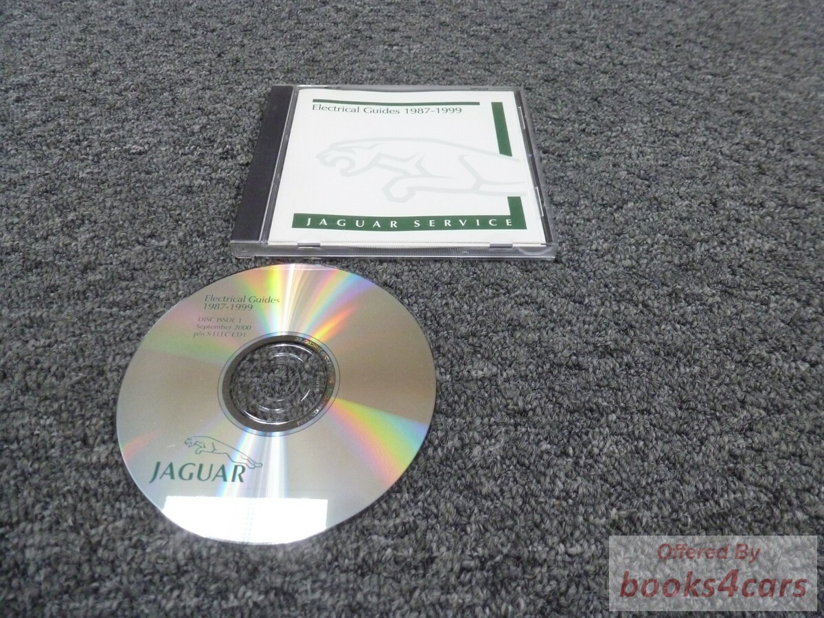 view cover of 1987-1999 Complete electrical guides on CD by Jaguar for XJ6 XJ8 XJS XK8