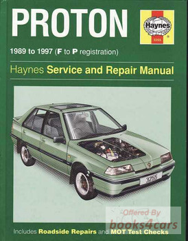 view cover of 1989-1997 Shop Service Repair Manual for Proton by Haynes 1298cc (1300) & 1468cc (1500) gas petrol engines
