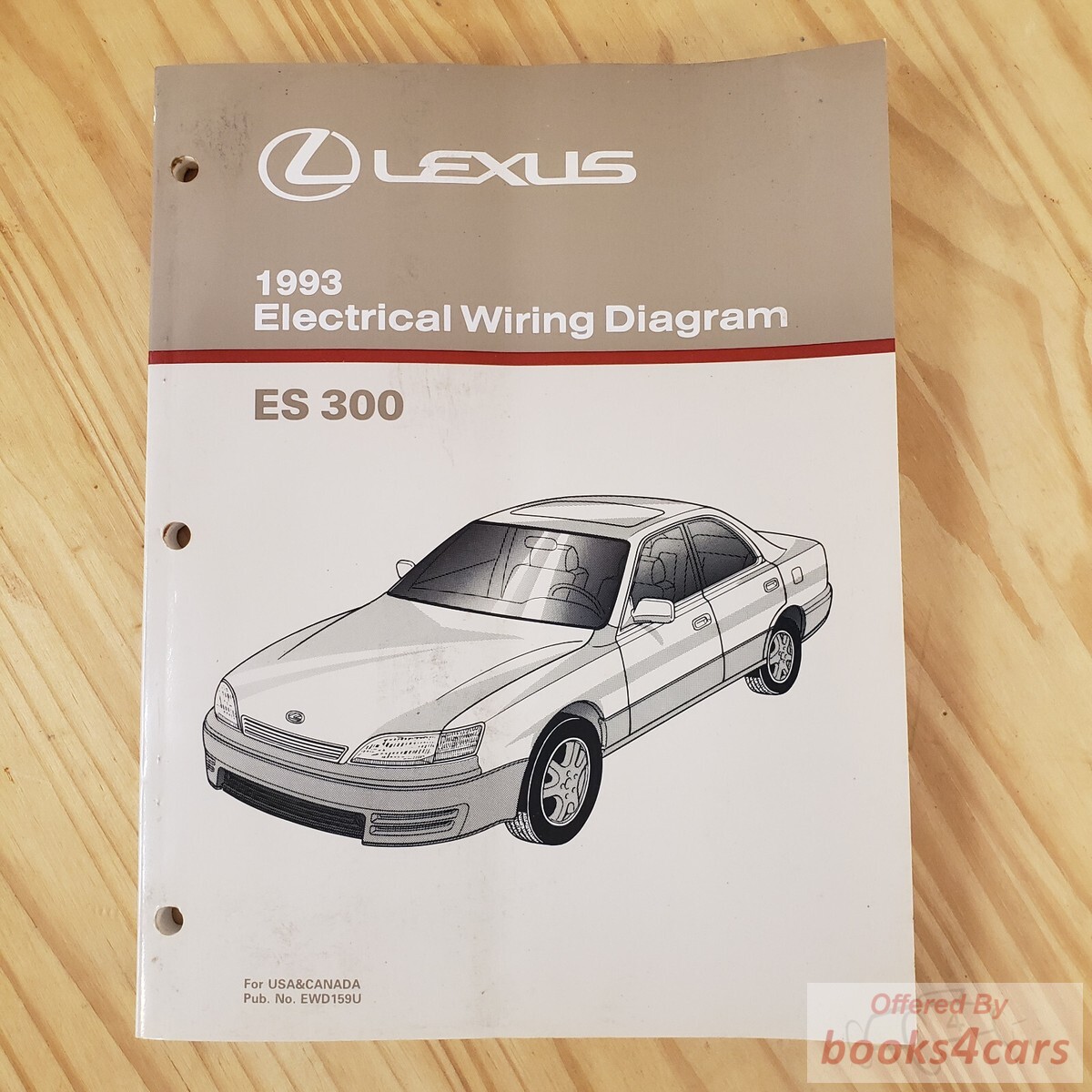 view cover of 1993 ES300 Electrical Wiring Diagram Shop Service Repair Manual by Lexus for 1993 ES 300