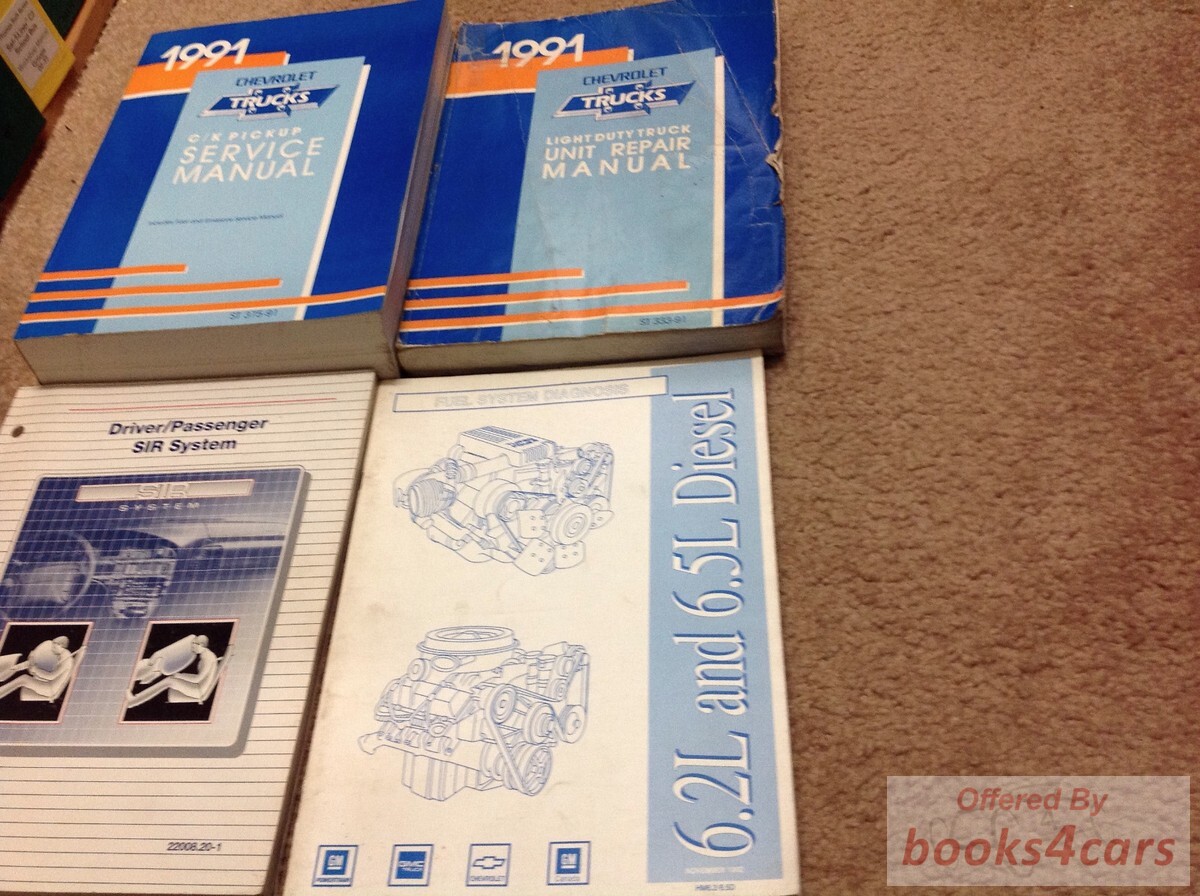 view cover of 1993 6.2L 6.5L Diesel Fuel System Diagnosis Shop Service Repair Manual by GMC Chevrolet GM Truck