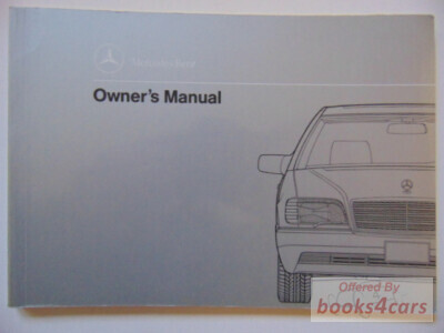 view cover of 1993 300SD owners manual by Mercedes