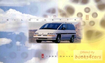 view cover of 1993 Silhouette Owners Manual by Oldsmobile