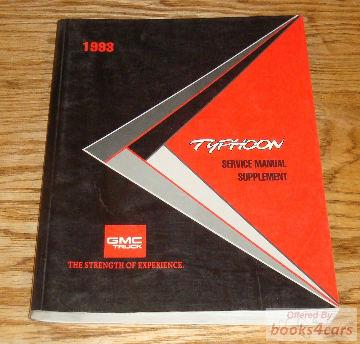 view cover of 1993 Typhoon Shop Service Repair Manual Supplement by GMC
