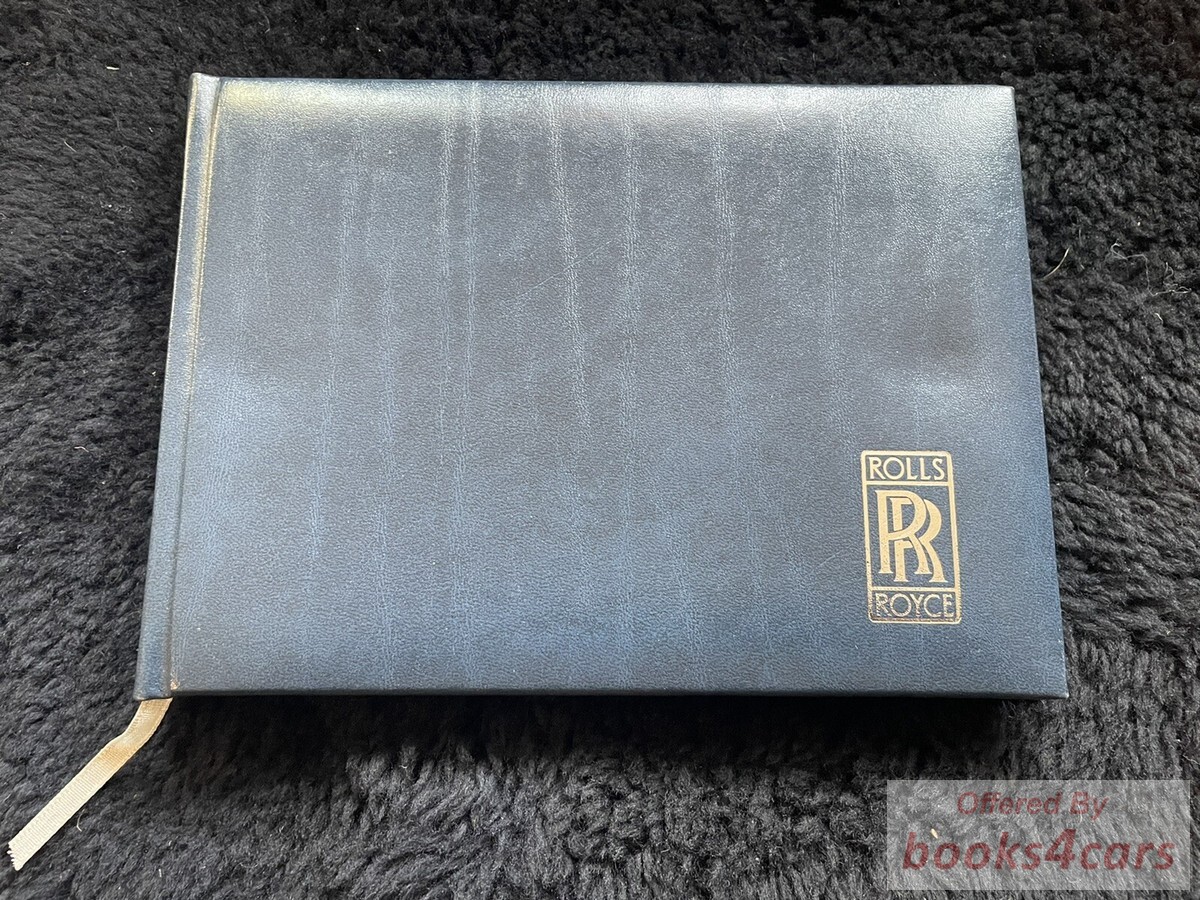 view cover of Silver Spirit III Owners Manual by Rolls-Royce