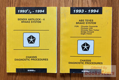 view cover of 1993 Chrysler anti lock brakes diagnostic procedures manual