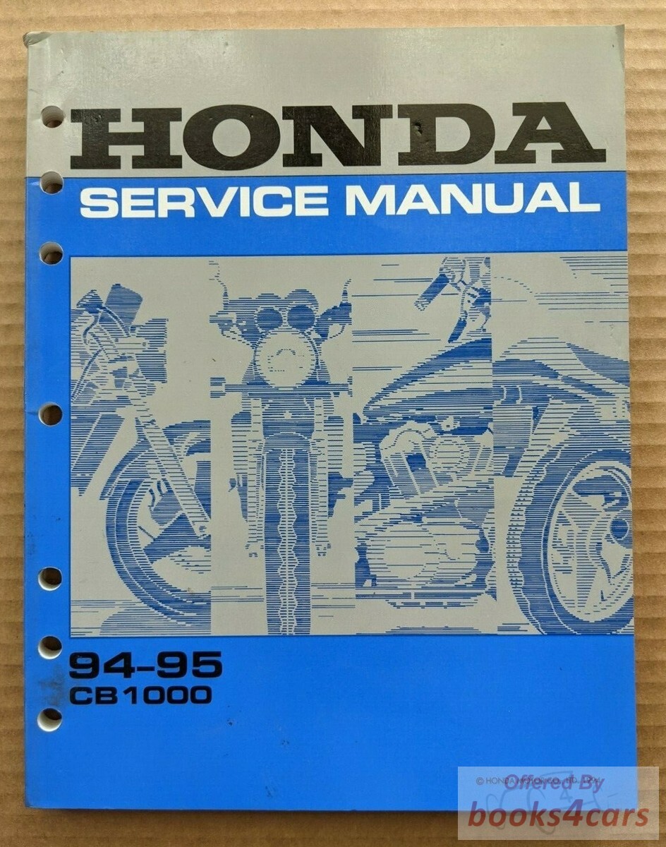 view cover of 1994-1995 CB1000 Shop Service Repair Manual By Honda CB 1000
