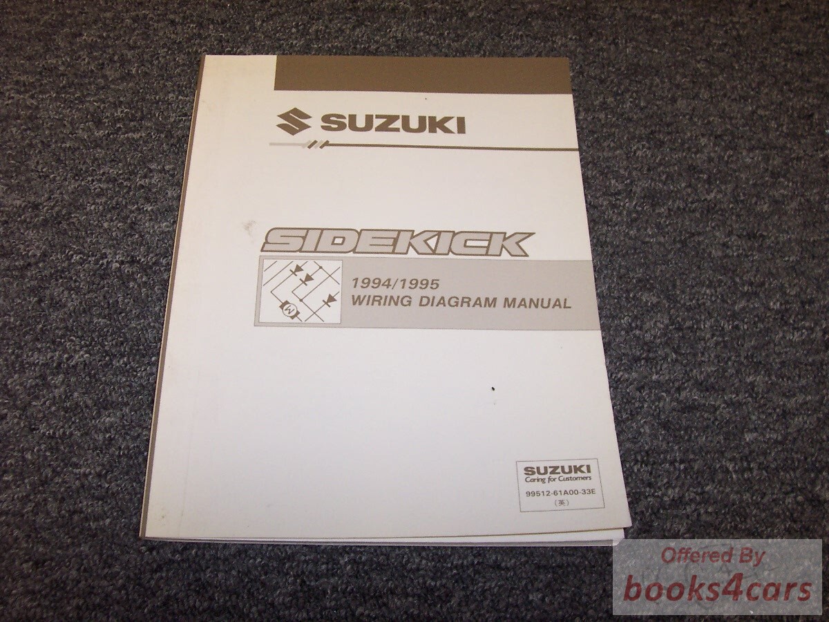 view cover of 1994-1995 Sidekick Wiring Diagram Manual by Suzuki