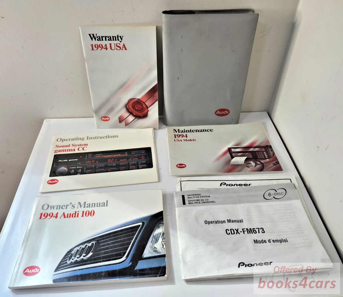 view cover of 1994 100 Owners Manual by Audi