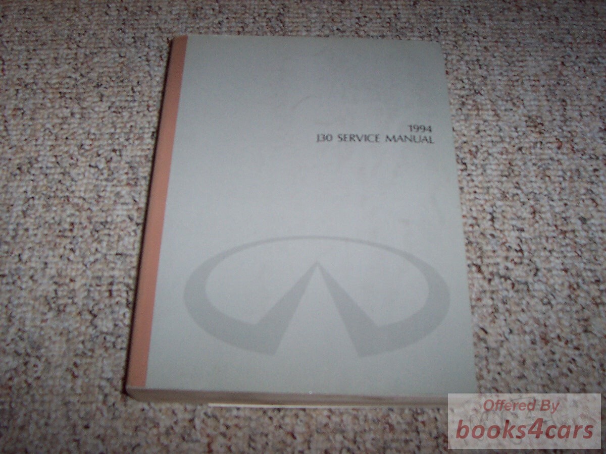view cover of 1994 J30 Shop Service Repair Manual by Infiniti J 30