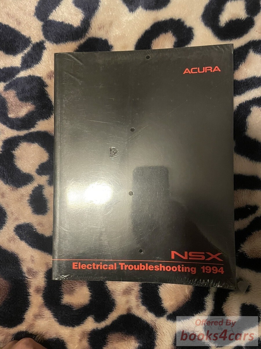 view cover of 1994 NSX Electrical Troubleshooting manual by Acura