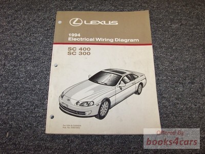 view cover of 1994 SC 300 400 Electrical Wiring Diagram Manual by Lexus SC300 SC400