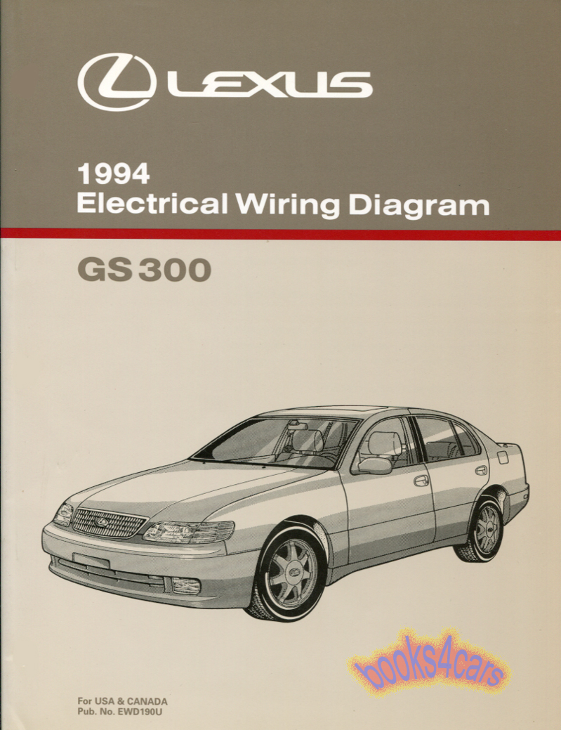 view cover of 1994 GS300 Electrical Wiring Diagram Manual by Lexus