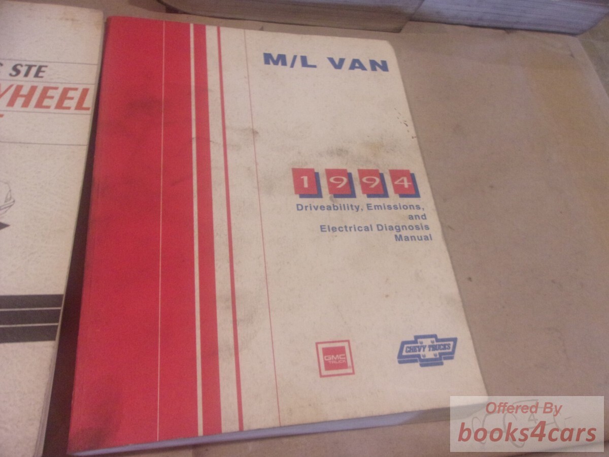 view cover of 1994 M/L Driveability, Emissions and Electrical Diagnosis Manual by Chevrolet & GMC Truck for Astro & Safari Vans