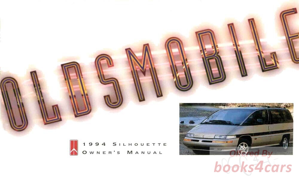 view cover of 1994 Oldsmobile Silhouette Owners Manual