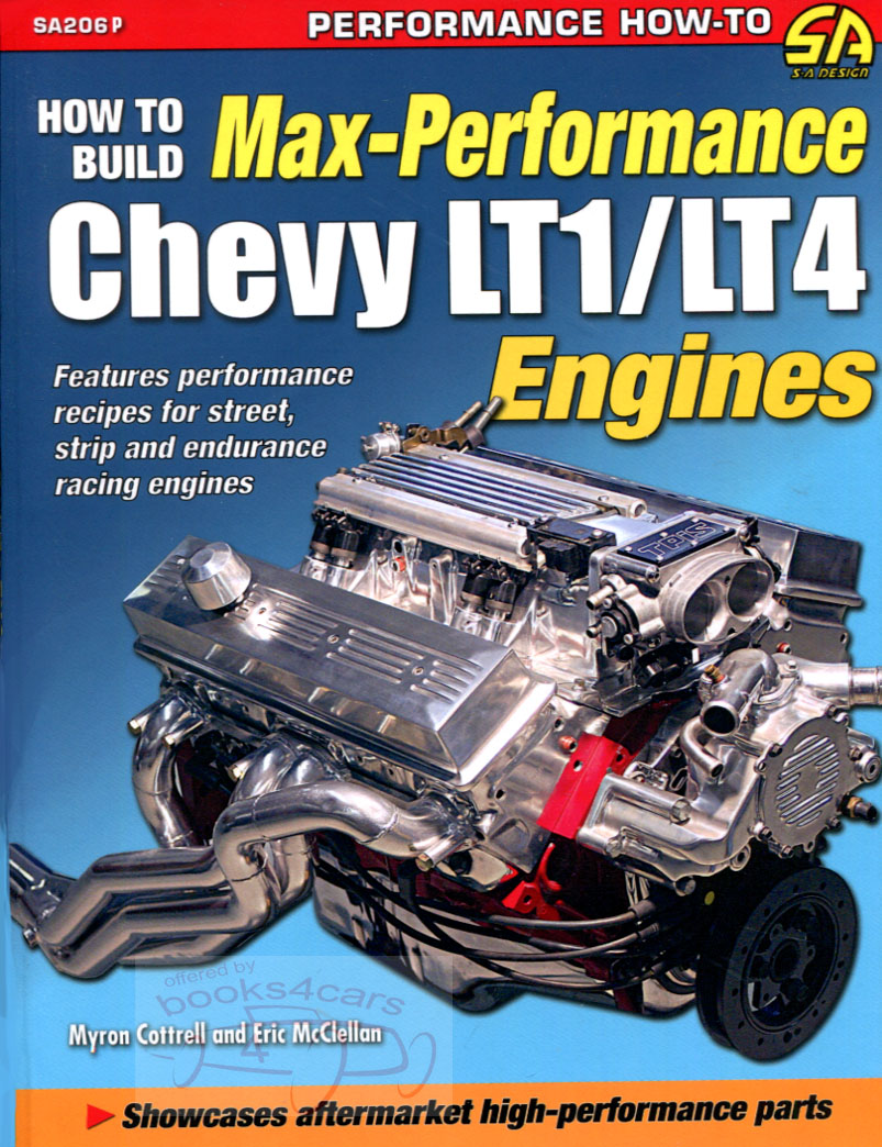 view cover of 1992-1997 How to build max performance Chevy LT-1 LT-4 Engines by Cottelll & McClellan 136 Pages w/many photos LT1 LT4 Chevrolet cars trucks
