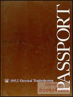 view cover of 1995.5 Passport Electrical Troubleshooting Manual by Honda
