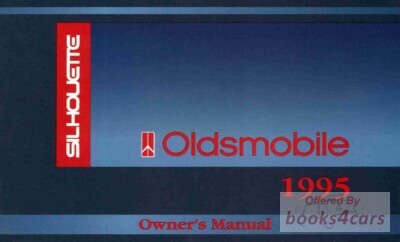 view cover of 1995 Silhouette Owners Manual by Oldsmobile