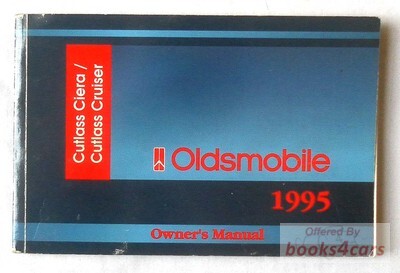 view cover of 1995 Cutlass Cruiser / Ciera Owners Manual by Oldsmobile