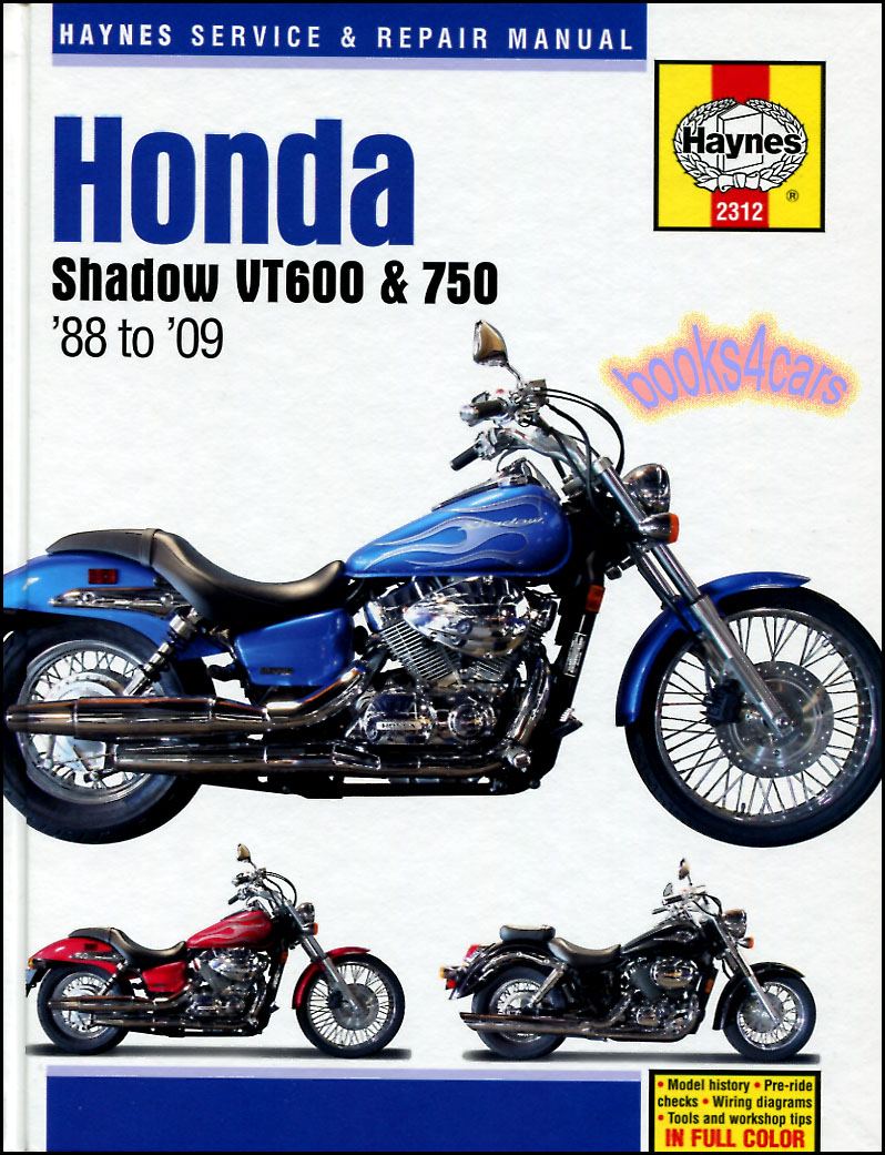 view cover of 1988-2019 Honda VT600 & 750 Shop Service Repair Manual 288 pages by Haynes for VT 600 & VT750 VT600C Shadow VLX VT600CD VT750C VT750CD & American Classic Edition