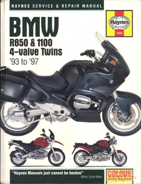 view cover of 1993-1997 BMW 4-valve Twins 850 & 1100 Motorcycle Repair Manual by Haynes