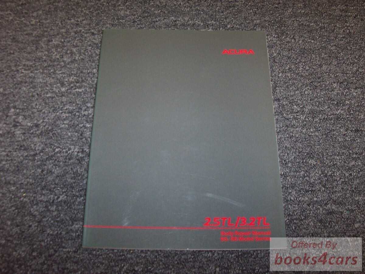 view cover of 1995-1996 TL 2.5/3.2 Body Repair manual by Acura