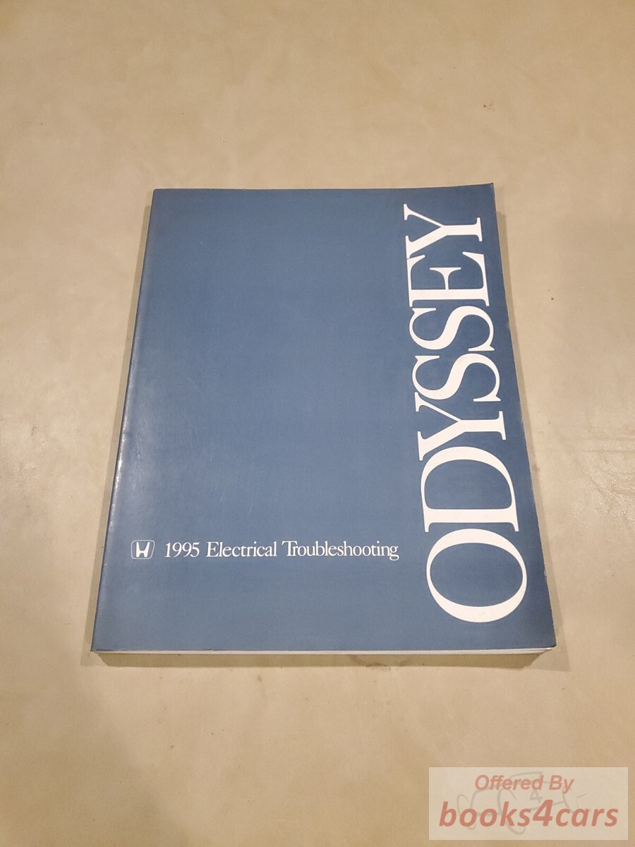 view cover of 1995 Odyssey Electrical Troubleshooting Manual by Honda