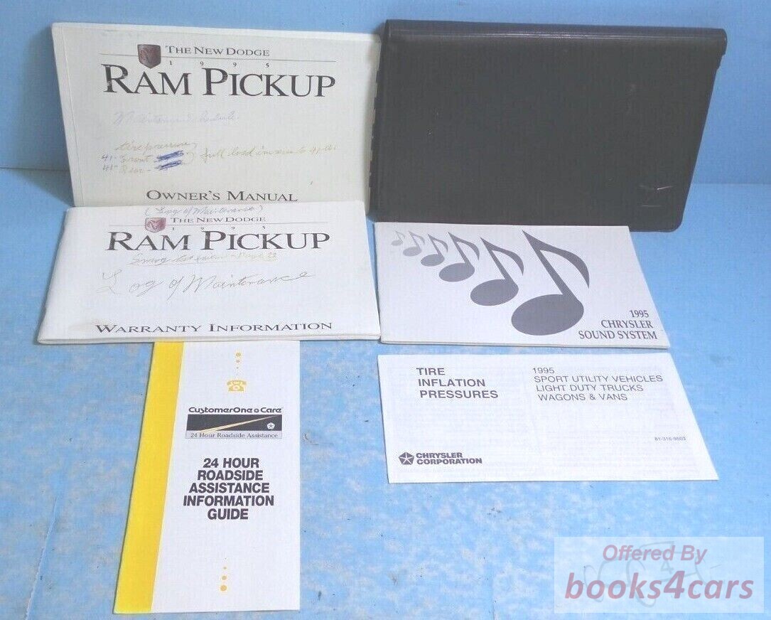 view cover of 1995 Ram Truck Owners manual by Dodge