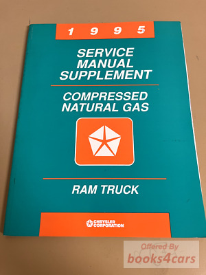 view cover of 1995 Truck Compressed Natural Gas Supplement Service Manual for Dodge Truck