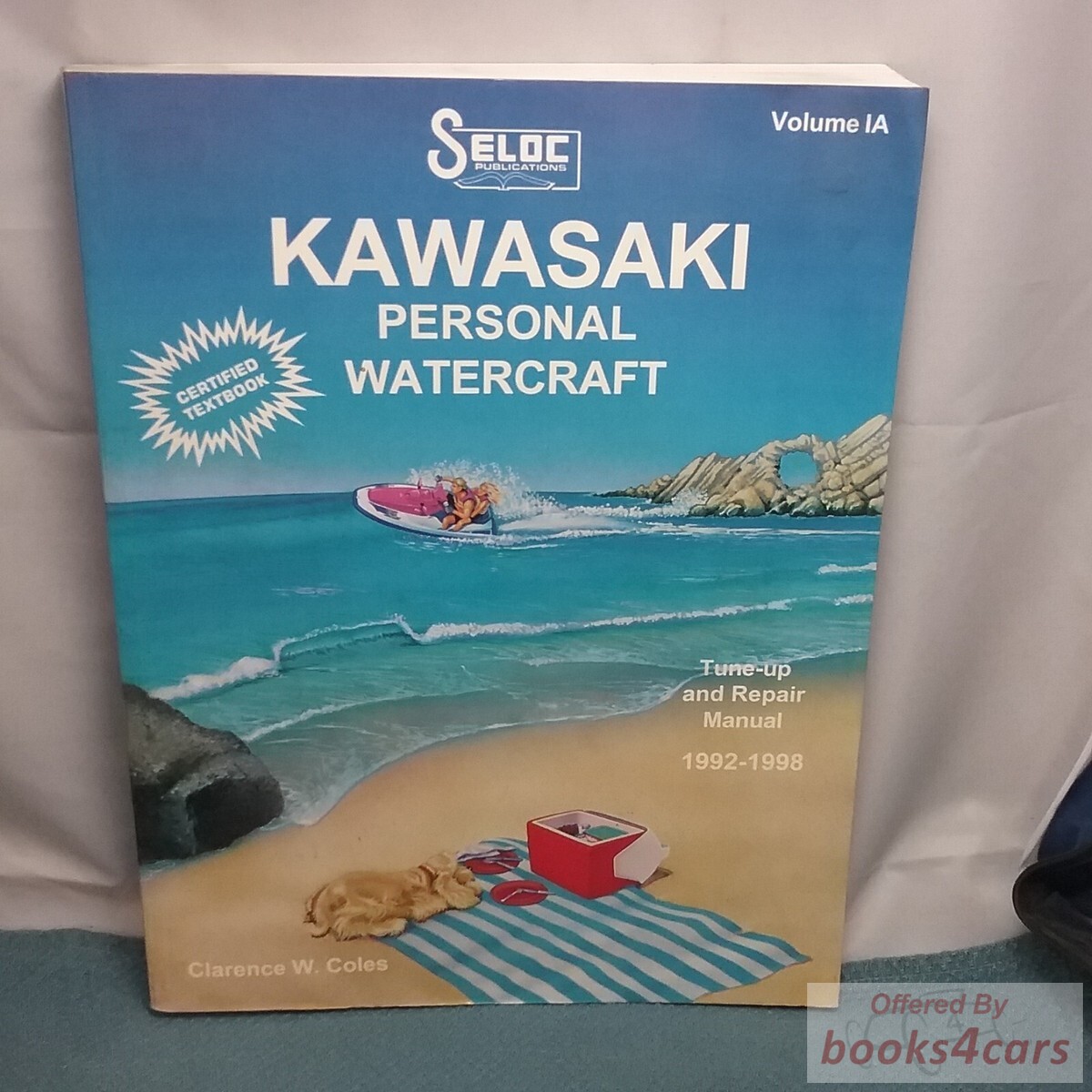 view cover of 1992-1998 Kawasaki Personal Watercraft Tuneup & Repair manual by Seloc Covers all 550 to 1100 series
