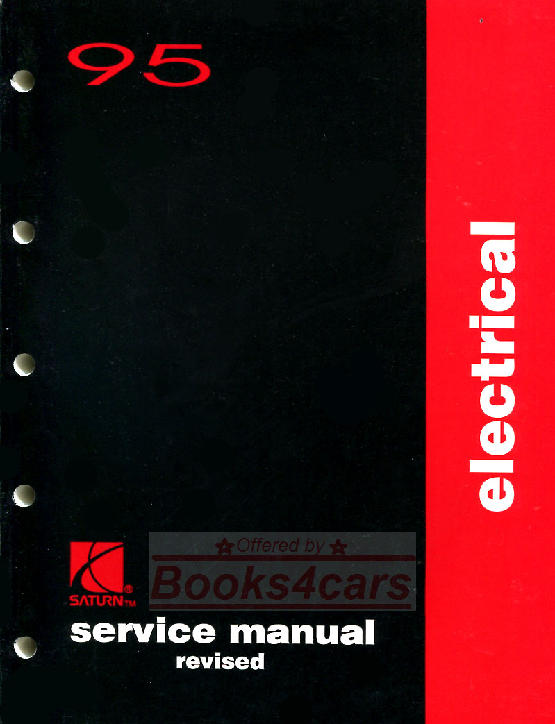 view cover of 1995 Electrical Shop Service Repair Manual by Saturn
