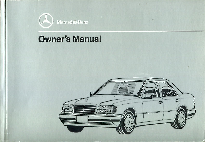 view cover of 1995 E320 E420 owners manual by Mercedes for 320 420 E Class