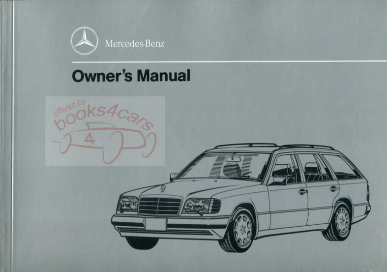 view cover of 1995 E320 STATION WAGON owner's manual by Mercedes