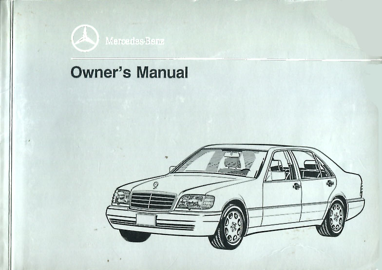 view cover of 1995 S600 Sedan owner's manual by Mercedes