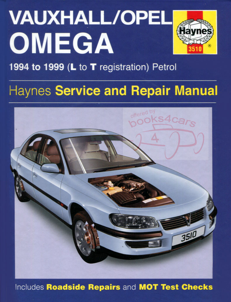 view cover of 1994-1999 Catera Omega Shop Service Repair Manual for Opel & Cadillac by Haynes including V6