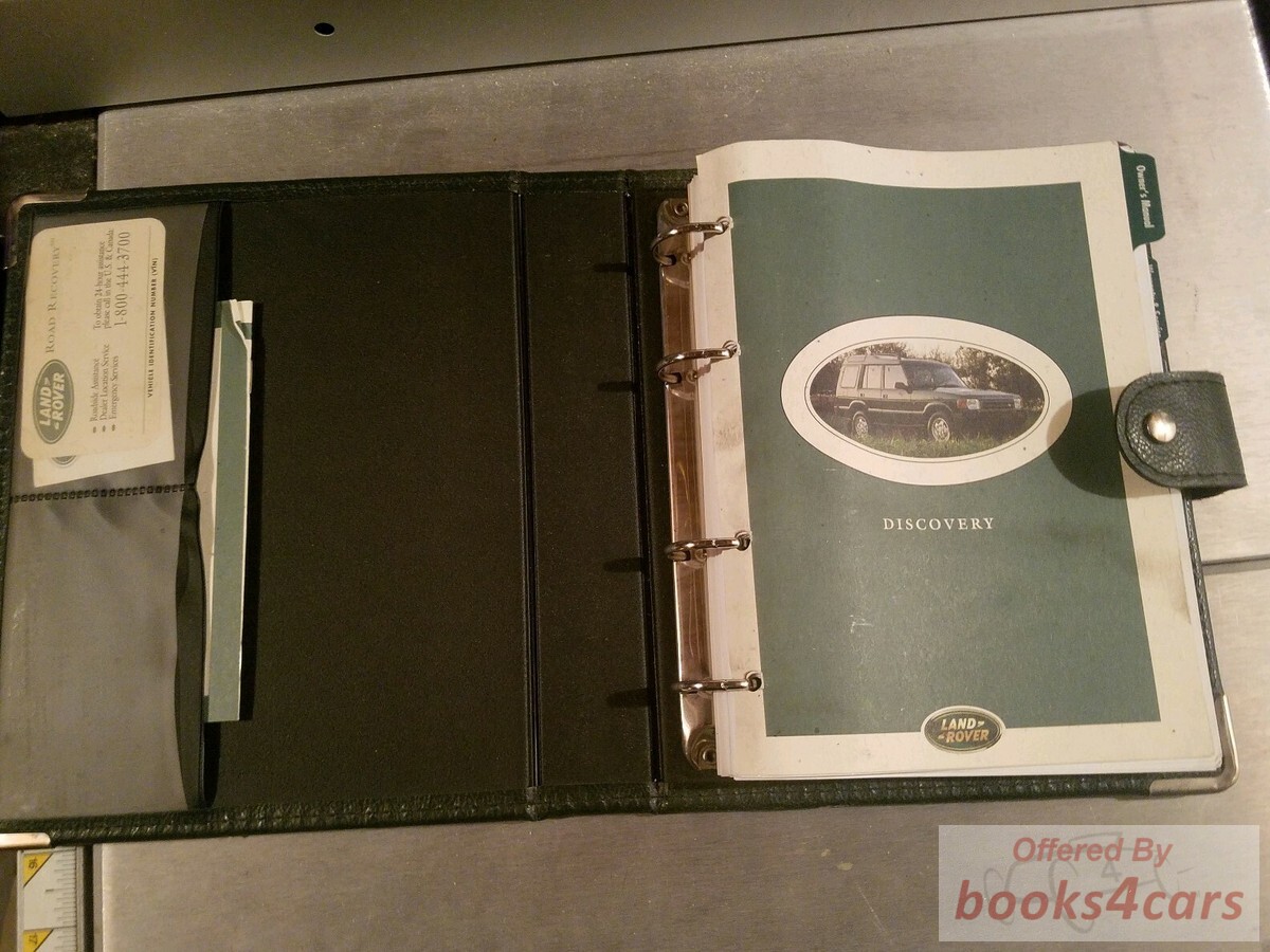 view cover of 1996 Discovery owners manual by Land Rover