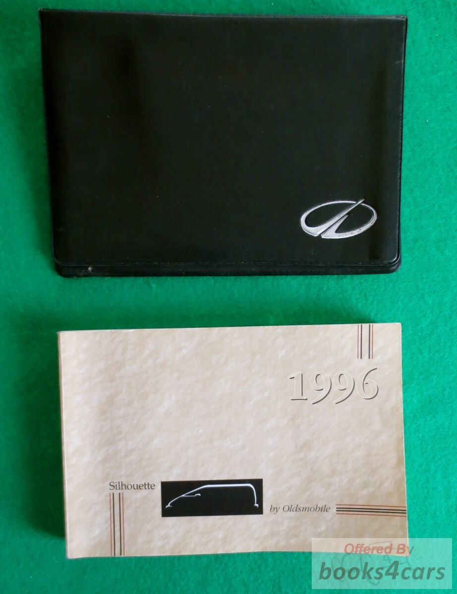 view cover of 1996 Silhouette Owners Manual by Oldsmobile