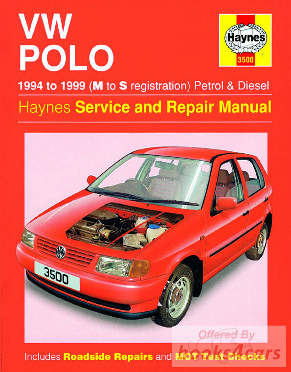 view cover of 1994-1999 Polo Hatchback Service & Repair manual by Haynes for Volkswagen, gas & diesel engines