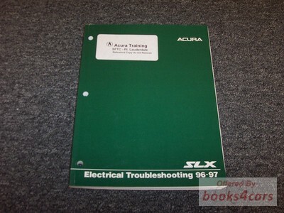 view cover of 1996 SLX Electrical Troubleshooting manual by Acura