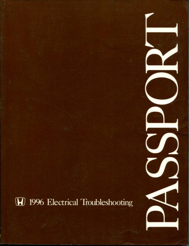 view cover of 1996 Passport Electrical Troubleshooting Manual by Honda & also applicable to Isuzu Rodeo