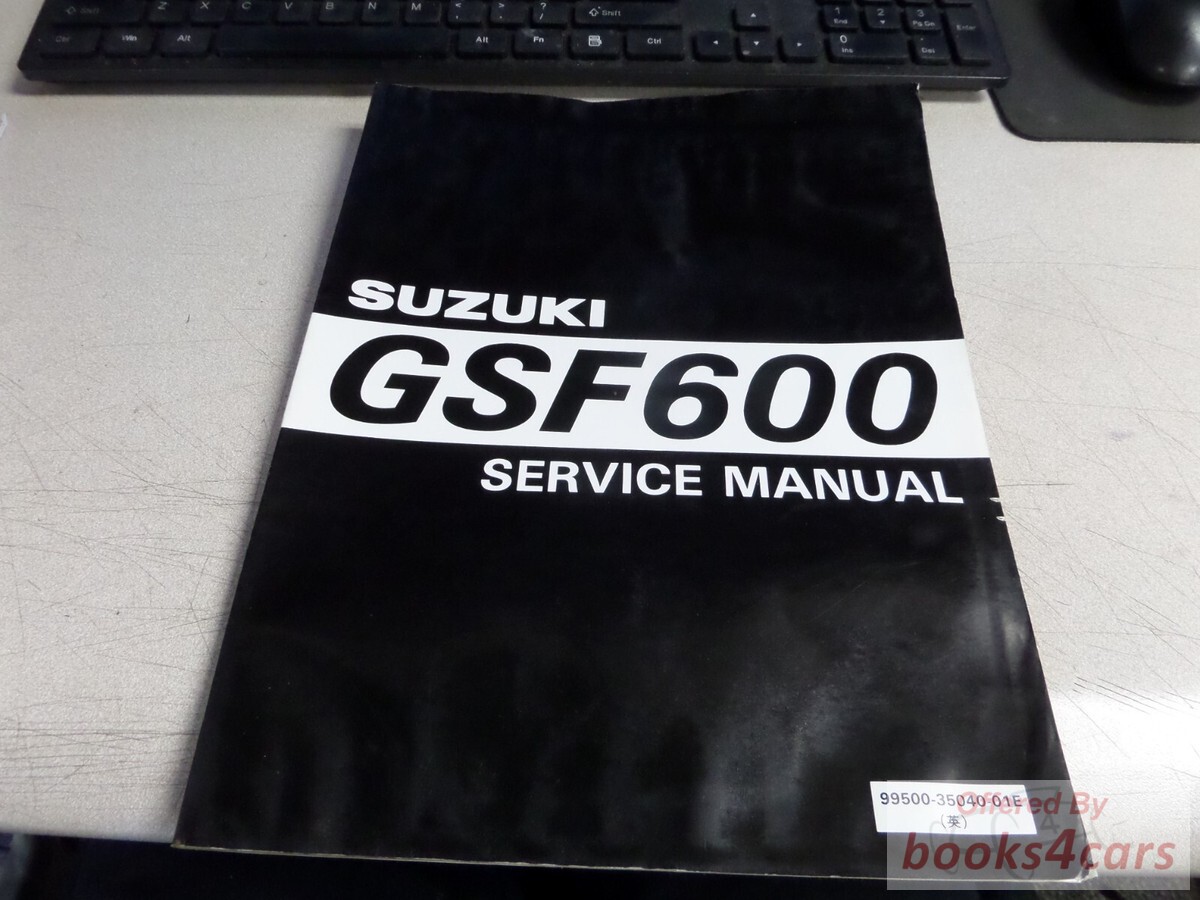 view cover of 1996 GSF600S Factory Service Manual by Suzuki for GSF 600 S