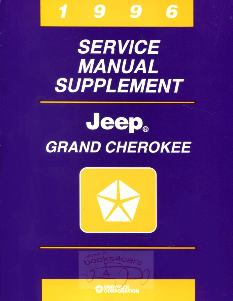 view cover of 1996 Jeep Grand Cherokee Shop Service Repair Manual SUPPLEMENT differential and driveline by Jeep & Chrysler Corporation