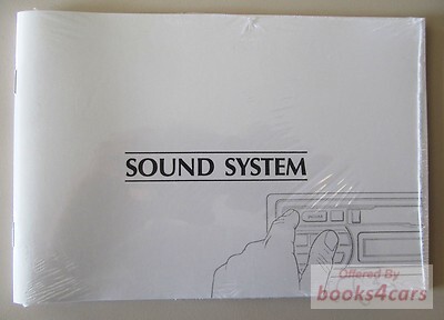 view cover of 1996 XJS Sound System Guide by Jaguar