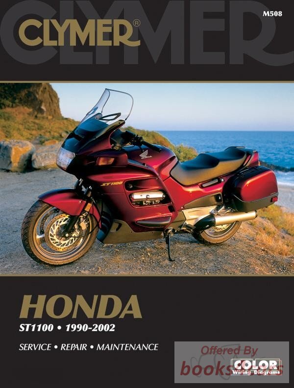 view cover of 1990-2002 Honda ST1100 Shop Service Repair Manual 700 pages by Clymer