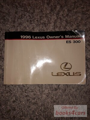view cover of 1996 ES300 Owners Manual by Lexus