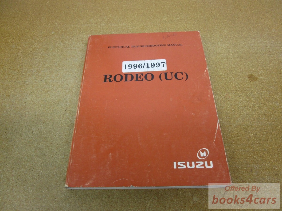 view cover of 1996 Rodeo (UC) Electrical Troubleshooting Manual by Isuzu
