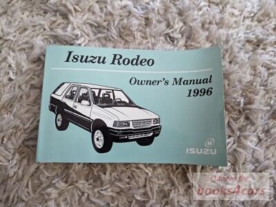 view cover of 1996 Rodeo Owners Manual by Isuzu