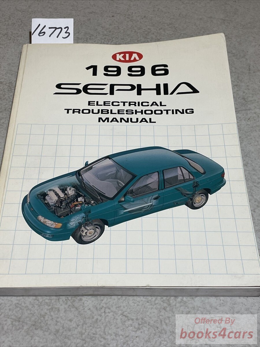 view cover of 1996 Sephia Electrical Troubleshooting Manual by KIA